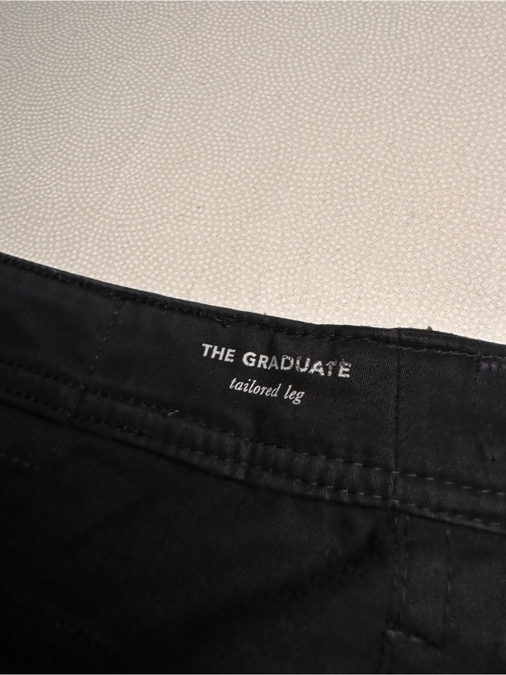 AG Adriano Goldschmied Graduate Tailored Leg Men’s Black Jeans 33x34 Stretch - Picture 4 of 11